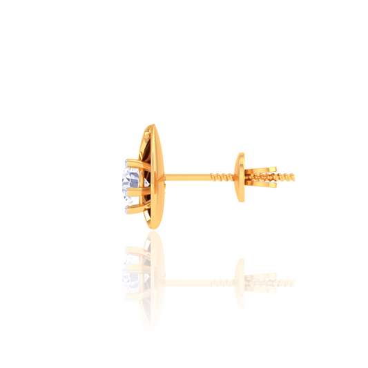 925 Silver Teardrop Diamond Earrings