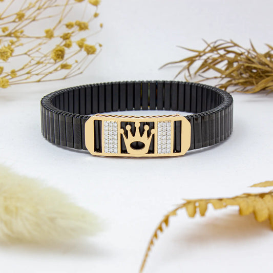 925 Silver Star Bracelet with Gem