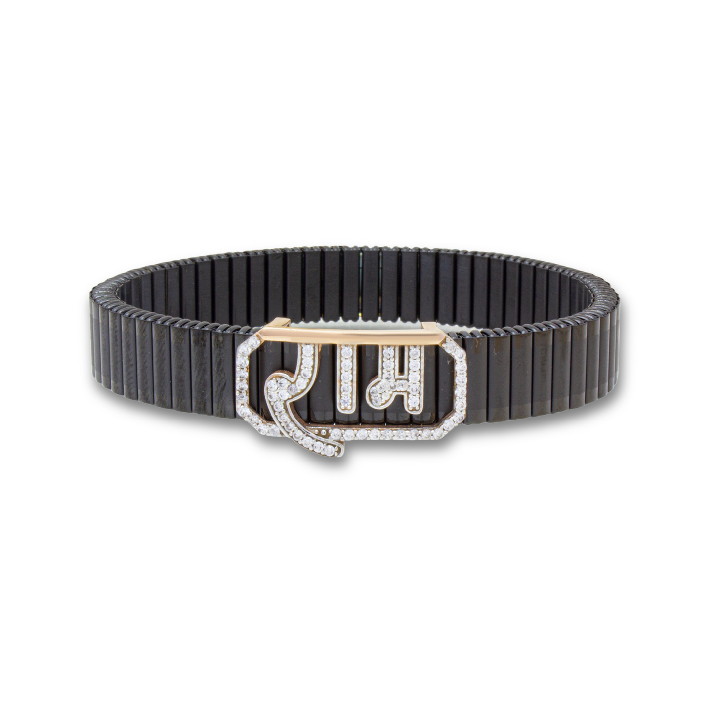925 Silver Ram Bracelet with Gem
