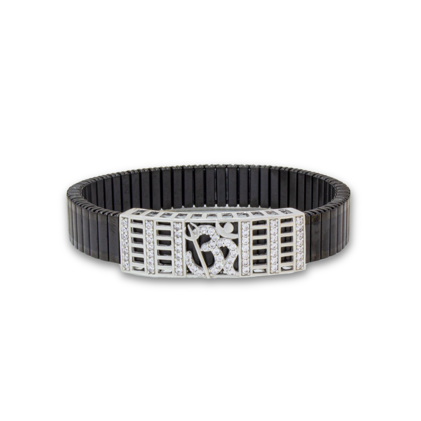 925 Silver Om Symbol Spiritual Bracelet