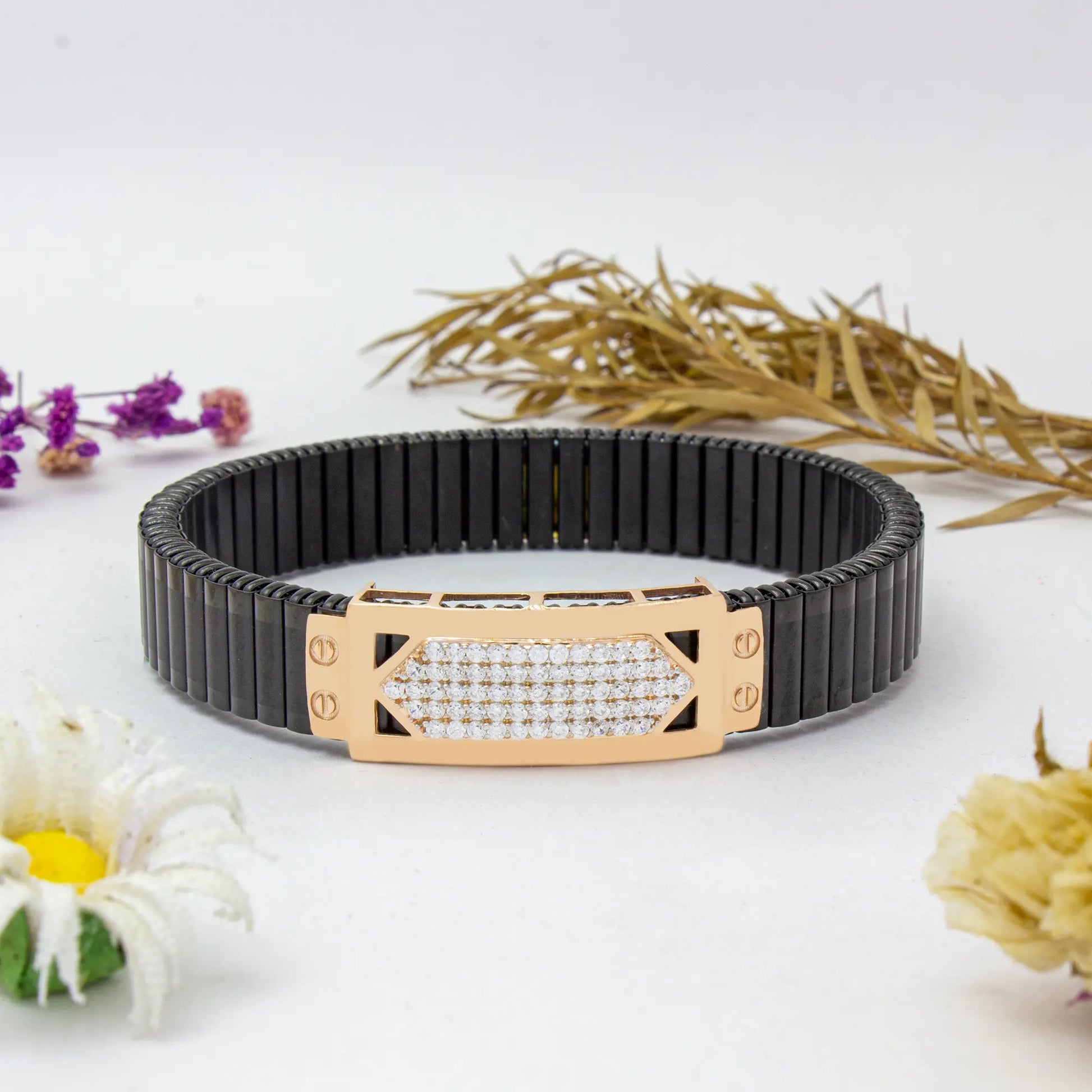 925 Silver Arrow Bracelet with Diamond