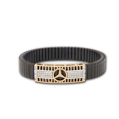 925 Silver Star Bracelet with Diamond