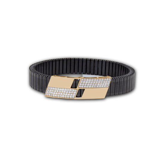 925 Silver Pentagon Bracelet with Diamond