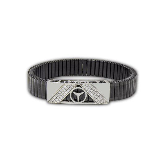 925 Silver Geometric Men's Bracelet

