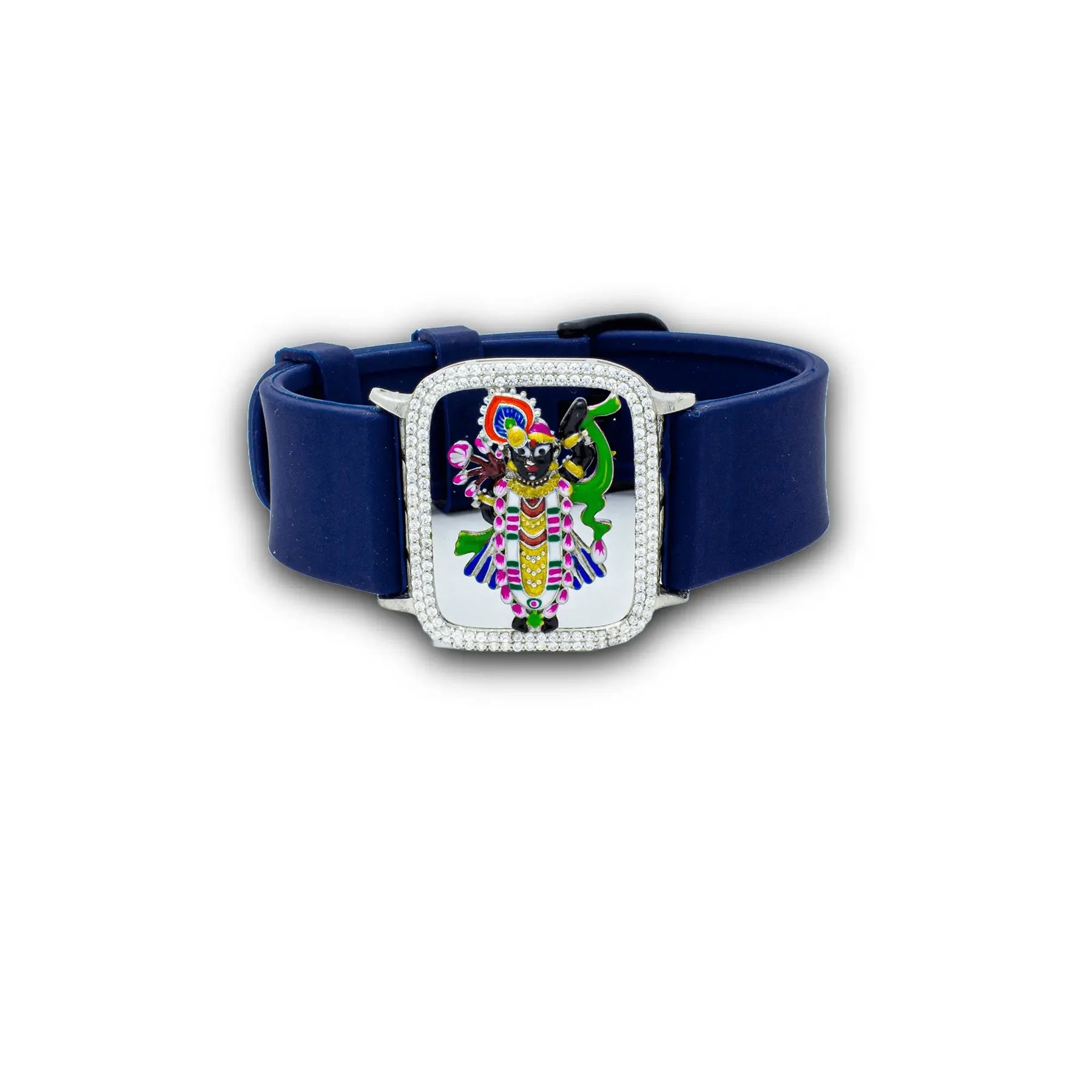 925 Silver Shri Nathji Gemstone Bracelet