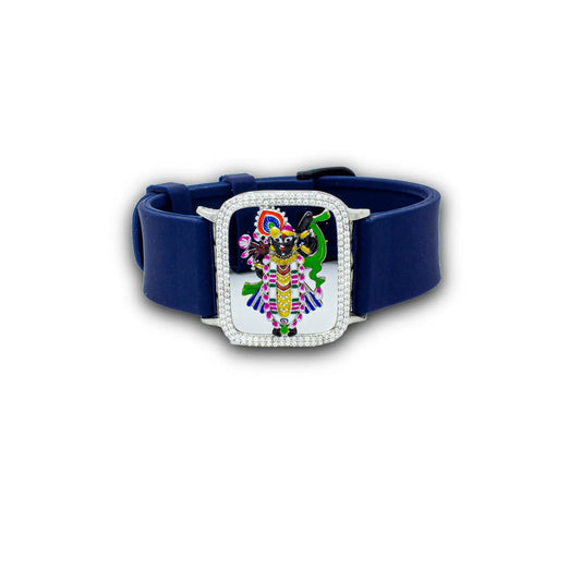925 Silver Shri Nathji Gemstone Bracelet